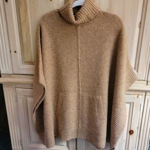 J. Crew Relaxed Turtleneck Poncho M/L  New without tags